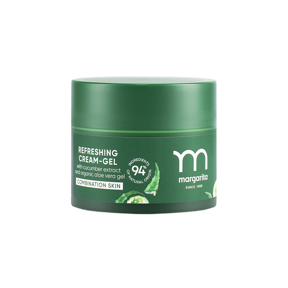 Refreshing cream-gel with cucumber extract and aloe gel 50ml