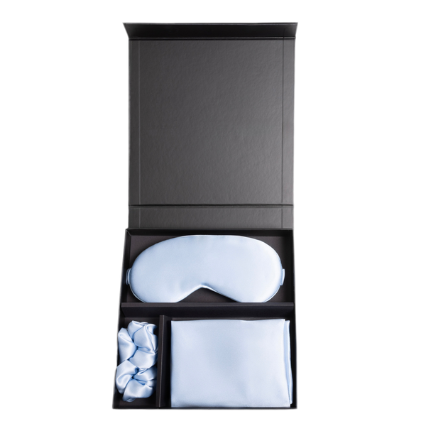 Silkisett - ljós blátt