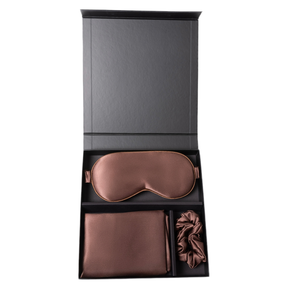 Silkisett - kaffi brúnt