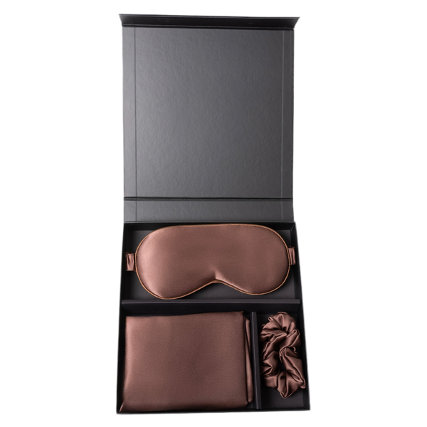 Silkisett - kaffi brúnt