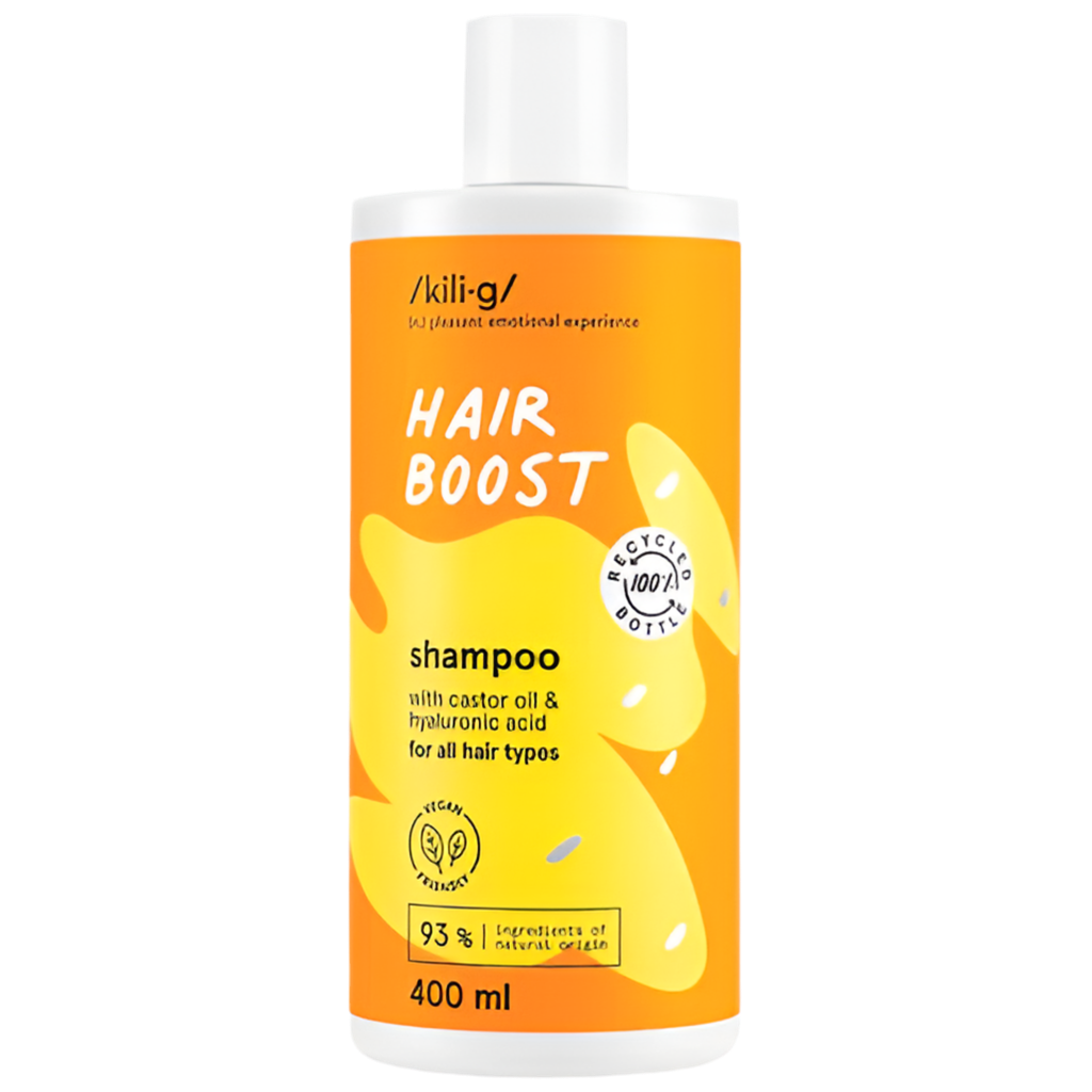 HAIR BOOST SJAMPÓ MEÐ CASTOR OLÍU 400 ML