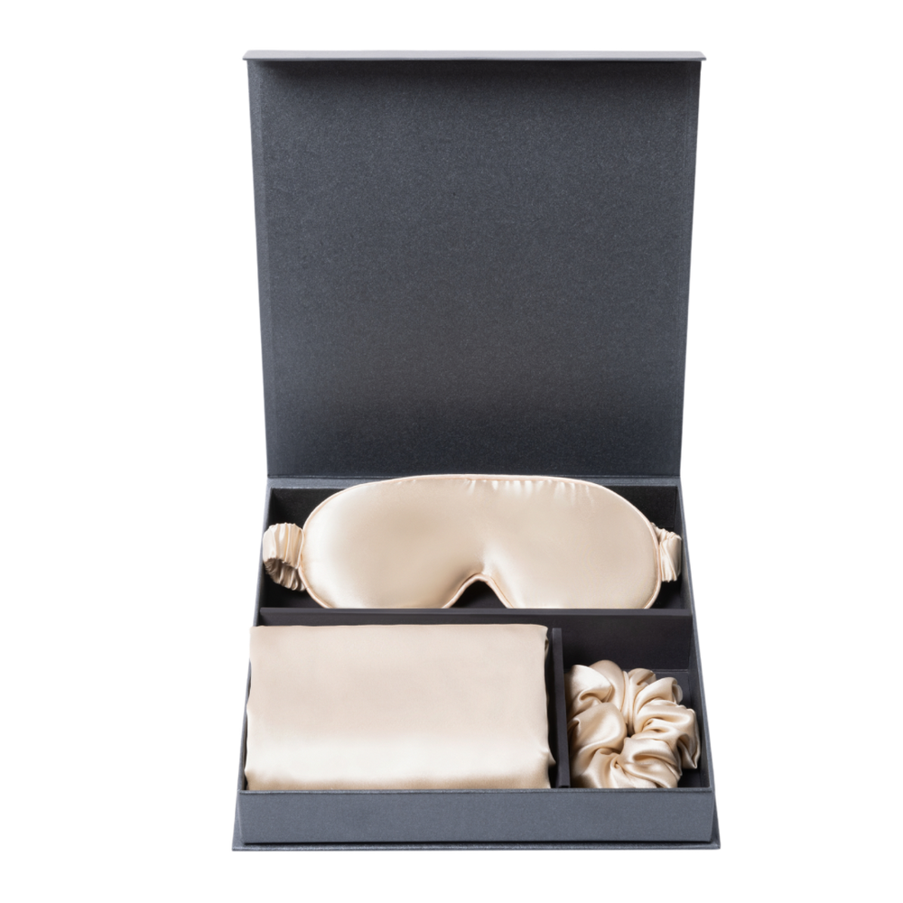 Silkisett - Kampavínslitað