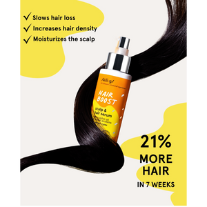 HAIR BOOST SERUM MEÐ CASTOR OLÍU FYRIR AUKINN HÁRVÖXT 100 ML