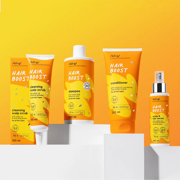 HAIR BOOST HÁRNÆRING MEÐ CASTOR OLÍU 200ML