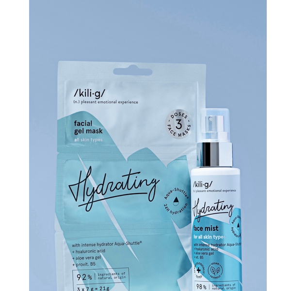 Kilig Hydrating Intensively Hydrating Facial Gel Mask, 3 X 7 G