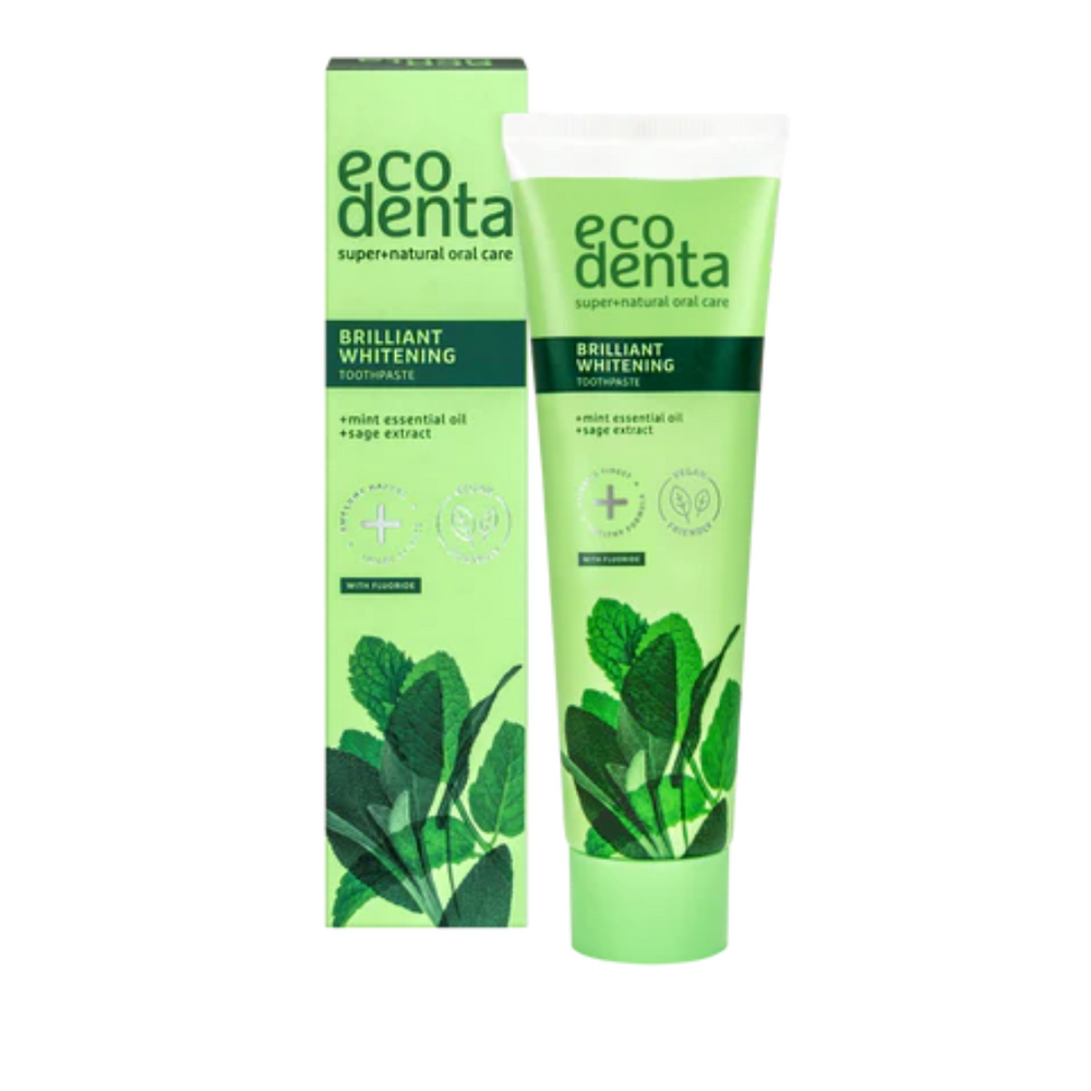 ECODENTA HVÍTTUNAR TANNKREM - MYNTUOÍA & SAGE EXTRACT
