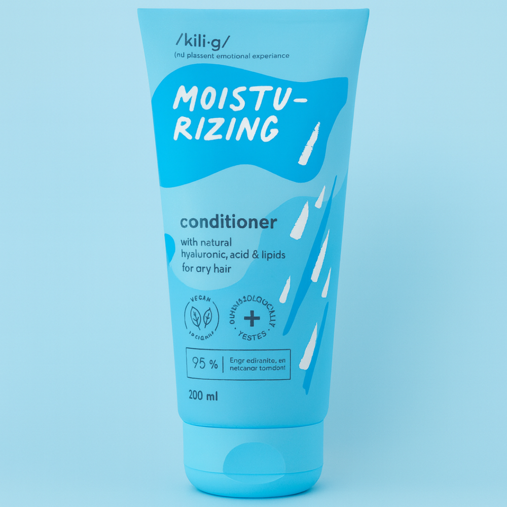MOISTURIZING RAKAGEFANDI HÁRNÆRING FYRIR ÞURRT HÁR 200 ML