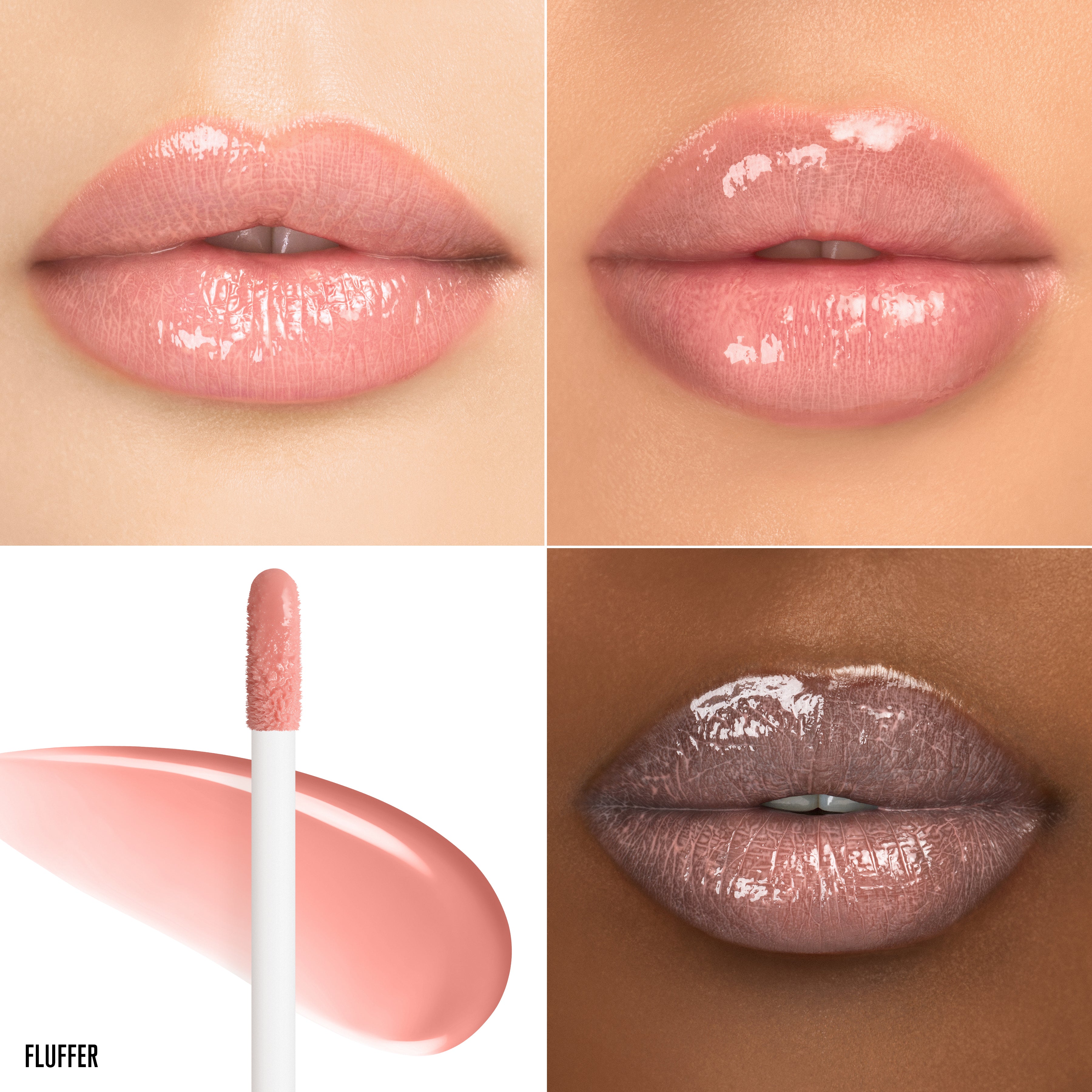 Lip Arousal Plumping Lip Gloss: Fluffer – Pinky Peach