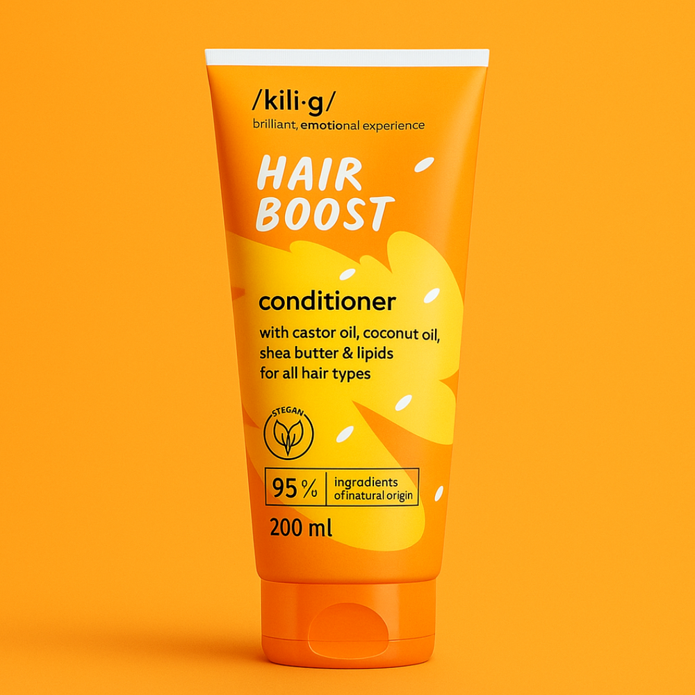 HAIR BOOST HÁRNÆRING MEÐ CASTOR OLÍU 200ML