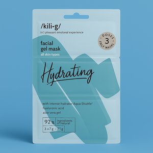 Kilig Hydrating Intensively Hydrating Facial Gel Mask, 3 X 7 G