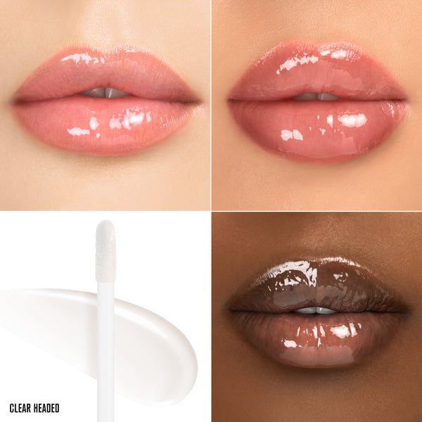 Lip Arousal Plumping Lip Gloss:Clear Headed – Clear