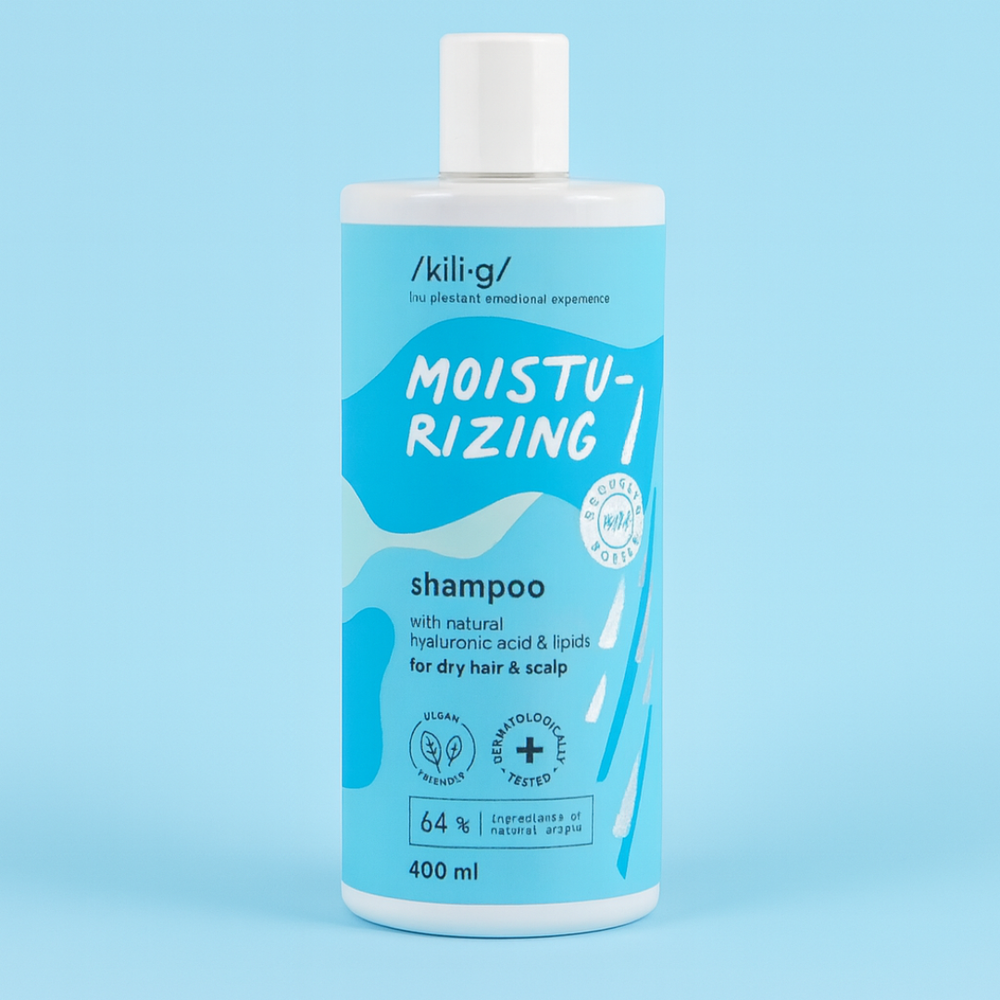 MOISTURIZING RAKAGEFANDI SJAMPÓ FYRIR ÞURRT HÁR/HÁRSVÖRÐ 400 ML