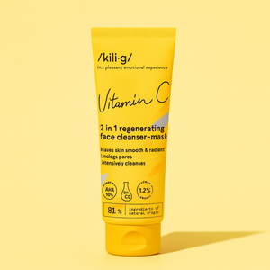 VITAMIN C 2in1 andlitshreinsir – maski með AHA sýrum 75 ml