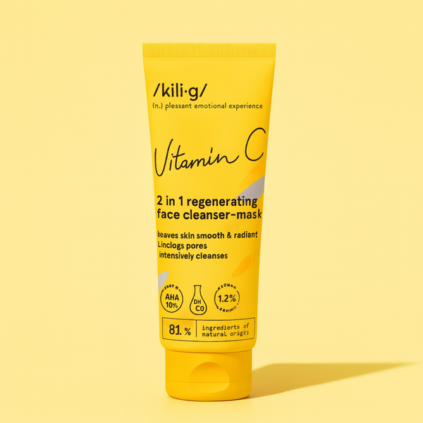 VITAMIN C 2in1 andlitshreinsir – maski með AHA sýrum 75 ml