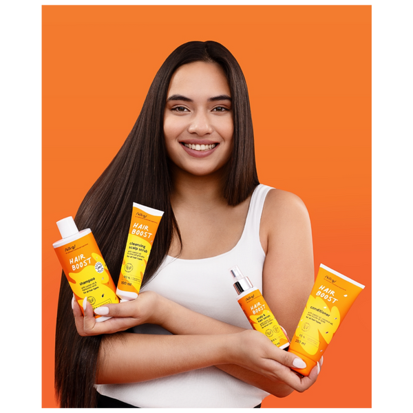 HAIR BOOST SERUM MEÐ CASTOR OLÍU FYRIR AUKINN HÁRVÖXT 100 ML