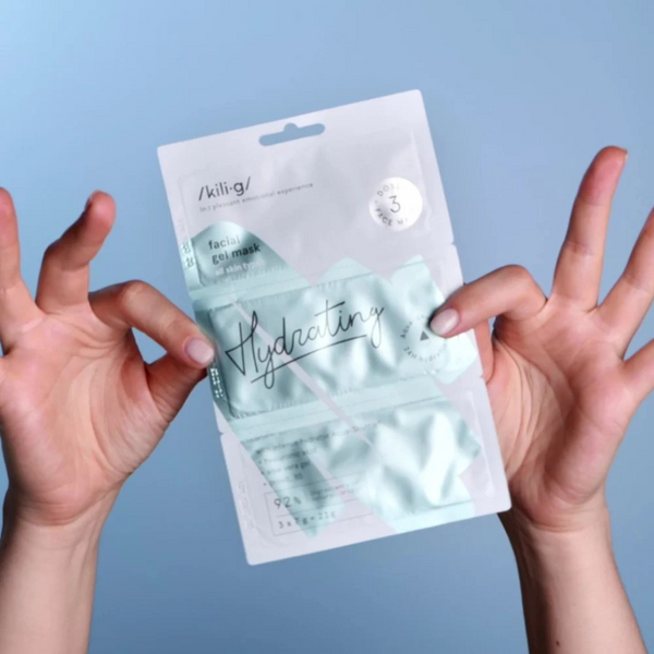 Kilig Hydrating Intensively Hydrating Facial Gel Mask, 3 X 7 G