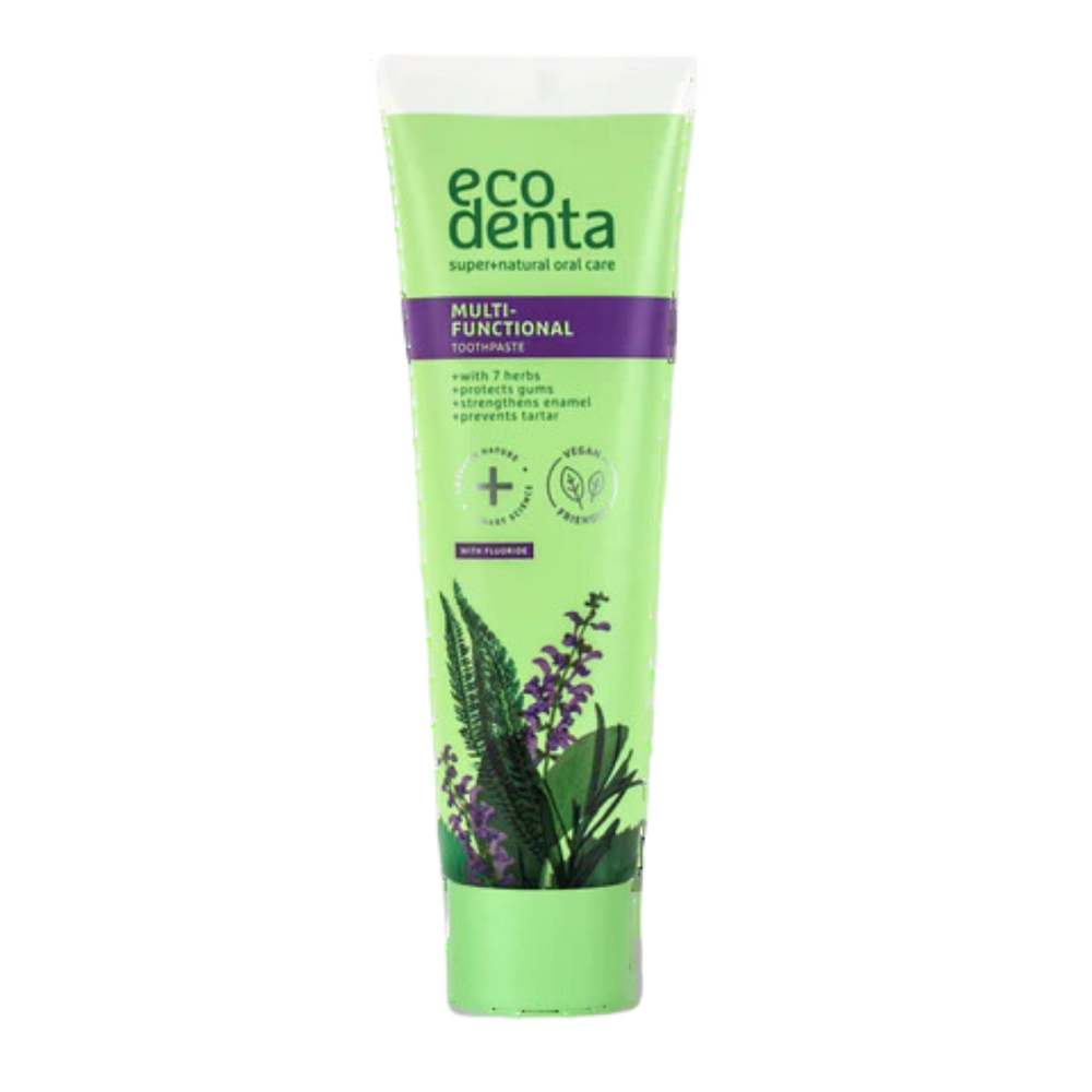 ECODENTA MULTIFUNCTIONAL TANNKREM MEÐ 7 JURTUM