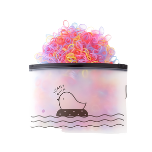 Gúmmí teygjur 1000stk - regnboga