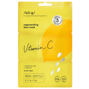 VITAMIN C regenerating andlitsmaski x 3 stk
