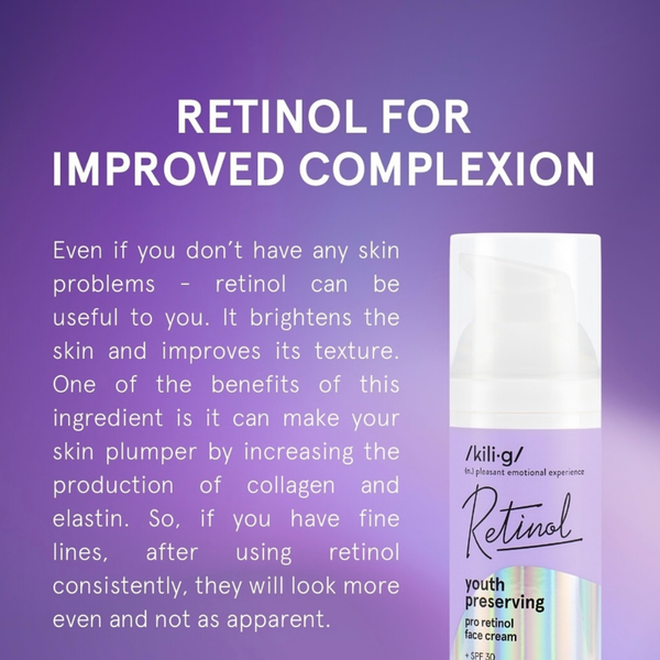 RETINOL facial gel maski með retinol 3×7 ml