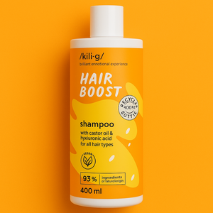 HAIR BOOST SJAMPÓ MEÐ CASTOR OLÍU 400 ML