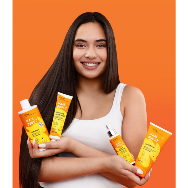 HAIR BOOST SJAMPÓ MEÐ CASTOR OLÍU 400 ML