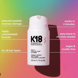 K18 BIOMIMETIC HAIRSCIENCE LEAVE IN MOLECULAR REPAIR MASK