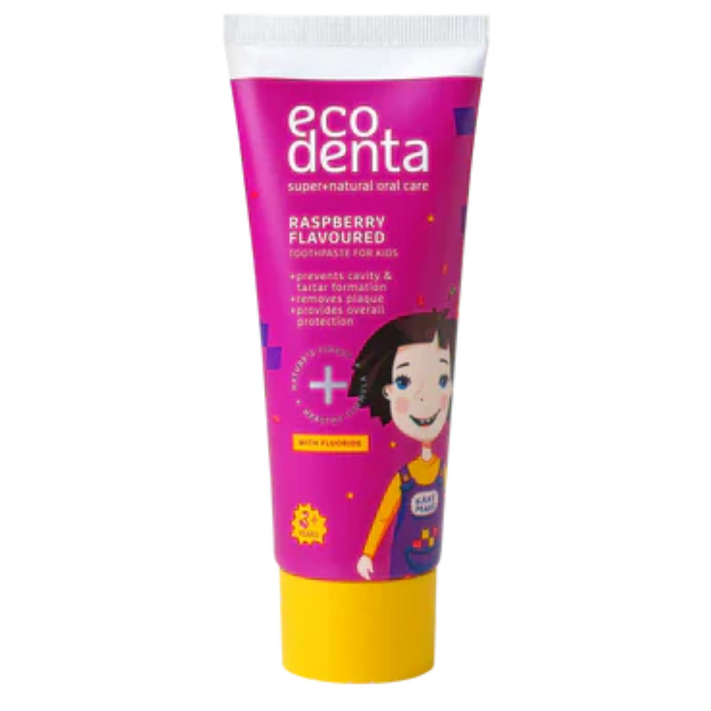 ECODENTA “KAKĖ MAKĖ” RASPBERRY KRAKKATANNKREM