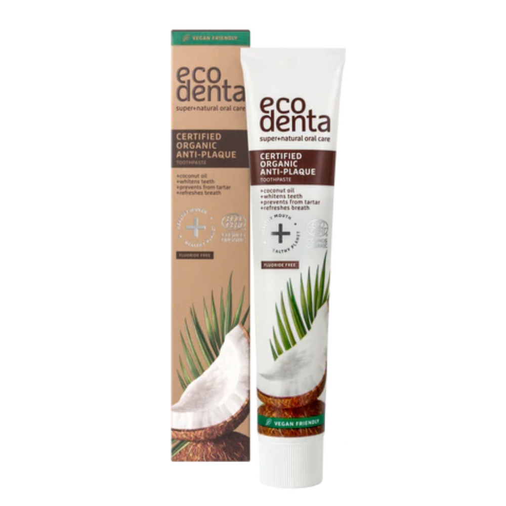 ECODENTA ORGANIC TANNKREM MEÐ KÓKOSOLÍU