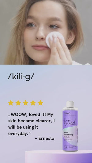 RETINOL andlitsvatn með retinol 250 ml